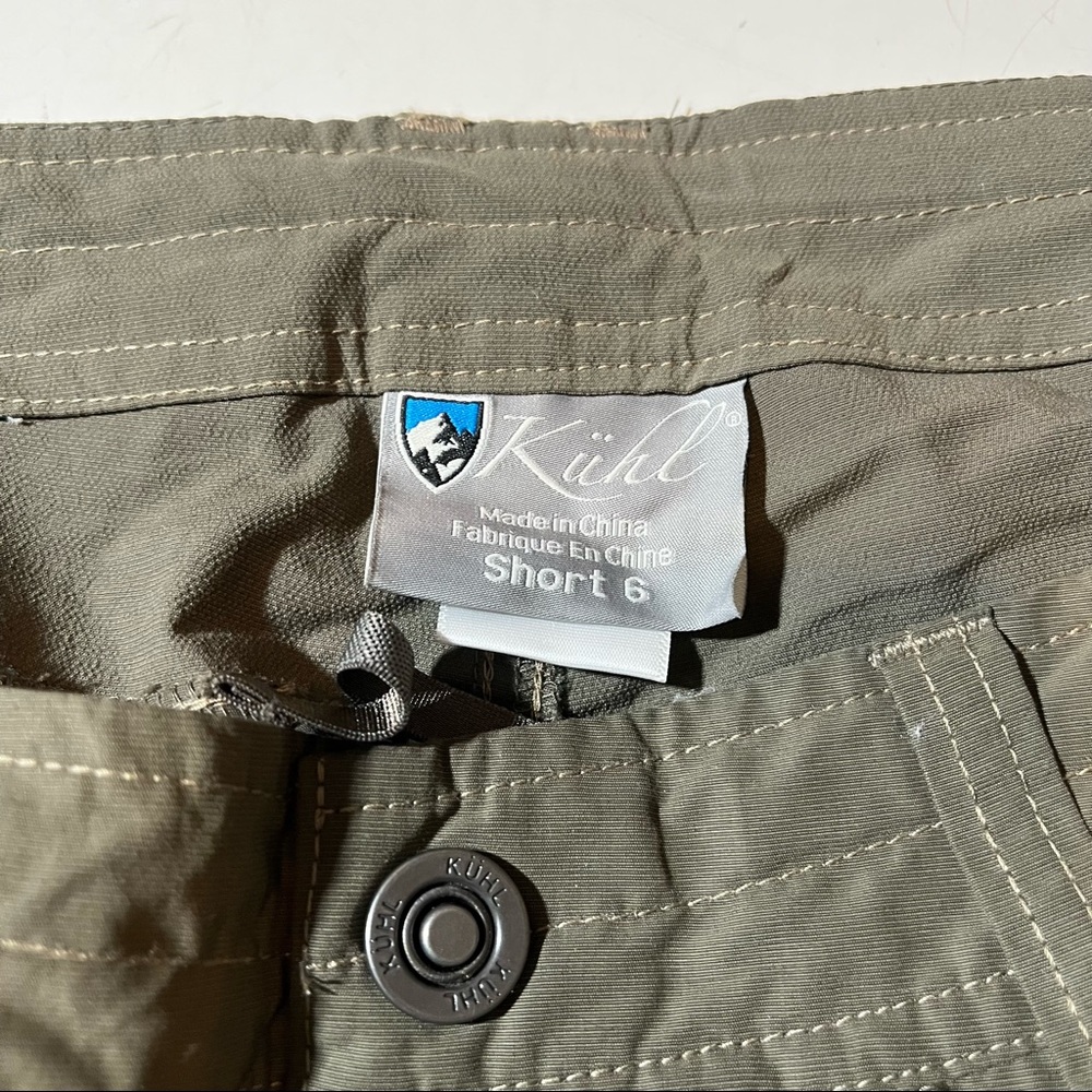 Kuhl Women’s 6 Short Army Green Convertible Pants - Picture 5 of 6